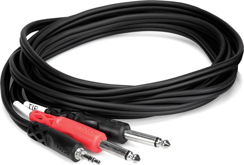 HOSA CMP-159 Mini TRS-Dual TS 3m