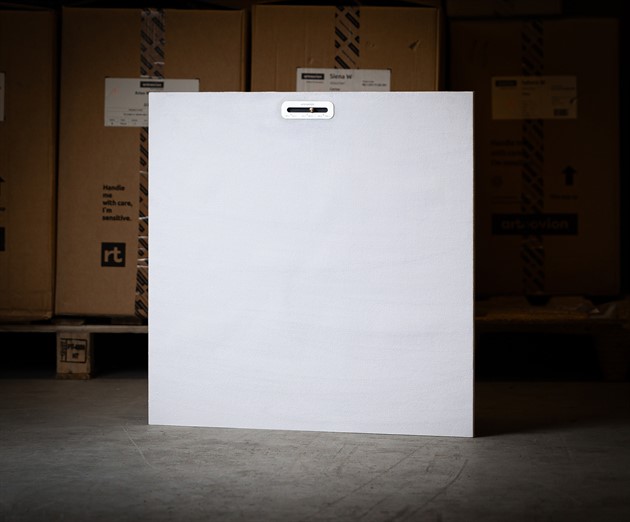 Artnovion Ulysses -  Bianco, Vit, Plysch, 60x60 1st B-stock