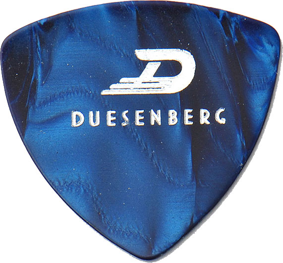 Duesenberg Plek, big, blue pearl