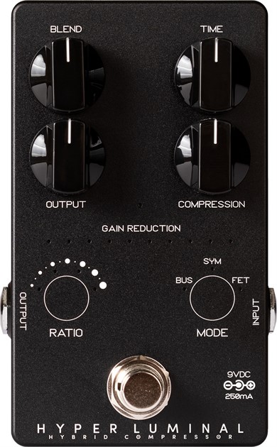 Darkglass Hyper Luminal Hybrid Compressor Black