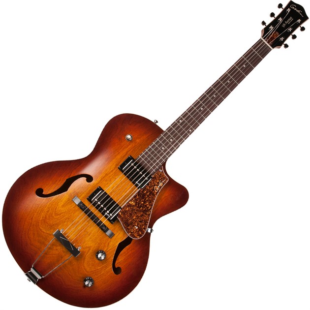 Godin 5th Avenue Cognac Burst Kingpin HB CW