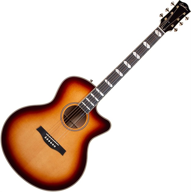 Godin Connaisseur MJ Sunsetburst Maho