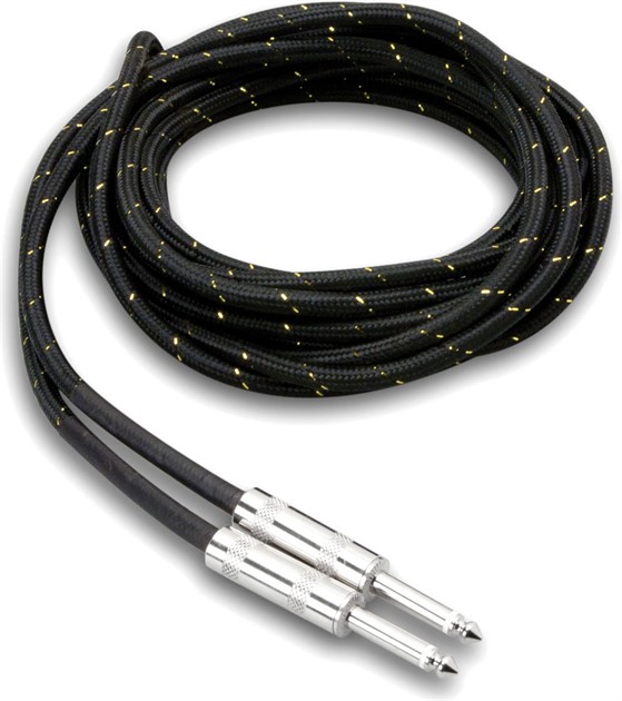 HOSA 3GT-18C4 Guitar Cable TS-TS Black/Gold 5,5m