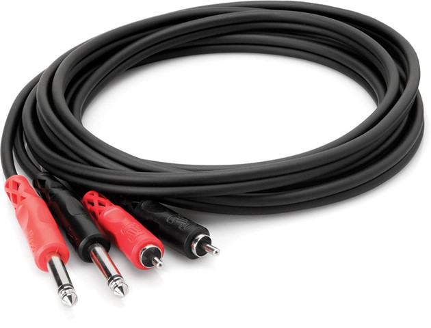 HOSA CPR-201 Dual TS - Dual RCA 1m