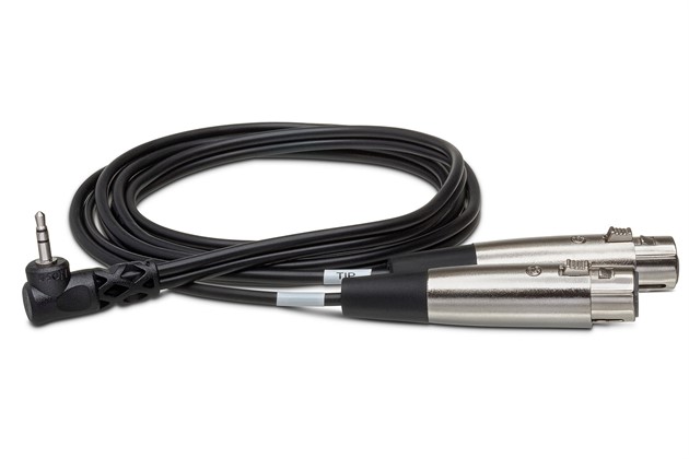 HOSA CYX-402F Mini TRS - Dual XLR Female 60cm