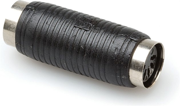 HOSA GMD-108 MIDI Coupler 2x 5-pin DIN Female