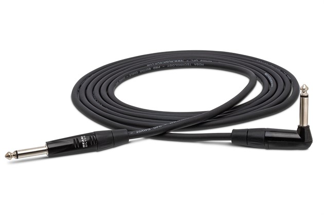 HOSA HGTR-010R Guitar Cable REAN TS-Angled TS 3m