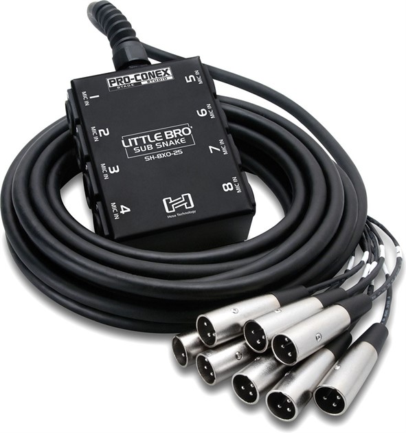 HOSA SH8X0-25 StageBox 8 XLR 7,5m