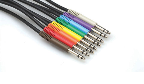 HOSA TTS-845 Patch Cables 8x TT 44cm