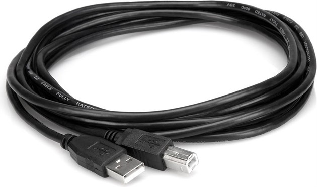 HOSA USB-210AB USB 2.0 A-B Black 3m