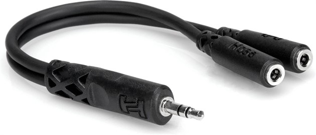 HOSA YMM-232 Mini TRSM - Dual Mini TRSF 15cm