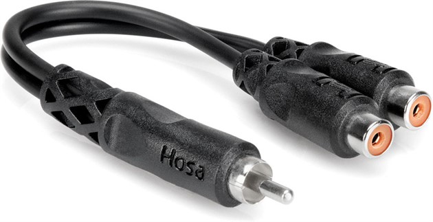 HOSA YRA-104 RCA - Dual RCA Female 15cm