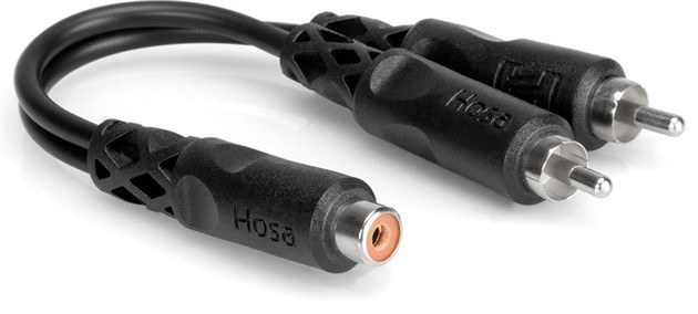 HOSA YRA-105 RCA Female - Dual RCA 15cm