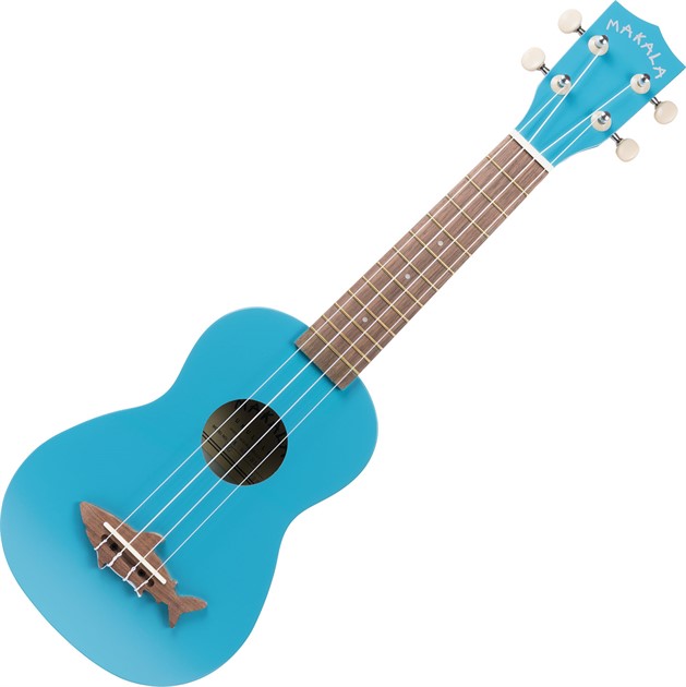 MK-SS/BLU. Makala Shark, Soprano Ukulele, Mako Blue