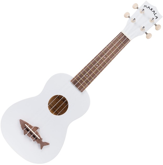 MK-SS/WHT. Makala Shark, Soprano Ukulele, Great Whi