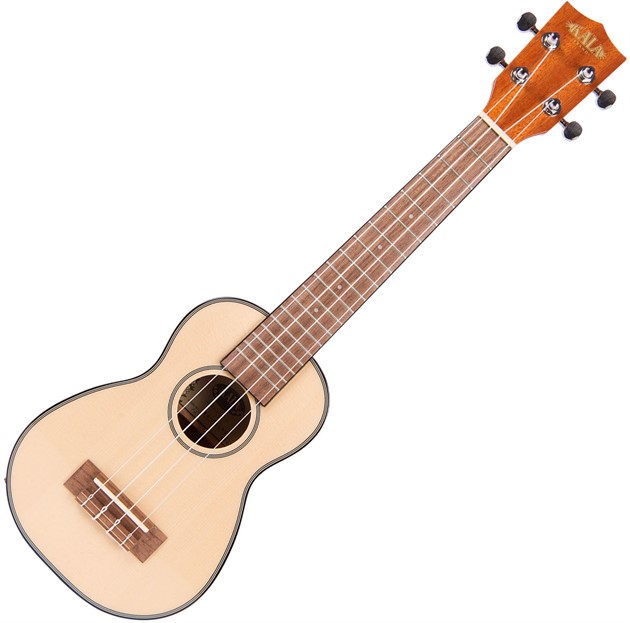 KA-SSLNG. Solid Spruce Top Gloss Soprano Long w/Bag