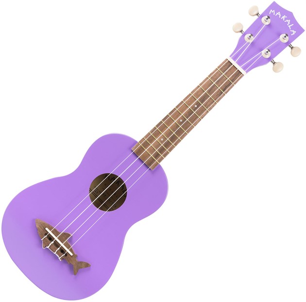 MK-SS/PUR. Makala Shark, Soprano Ukulele, Sea Urchin Purple, Vintag...