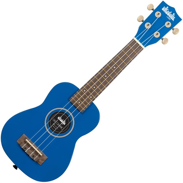 UK-BLUEINK. Ukadelic Blue Ink Soprano Ukulele