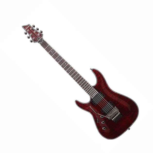 Schecter HELLRAISER C-1 FloydR. Black Cherry LEFT
