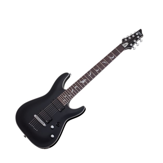 Schecter DAMIEN Platinum-7 Satin Black