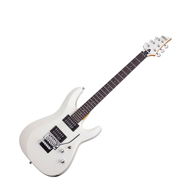 Schecter C-6 Deluxe Floyd Rose Satin White