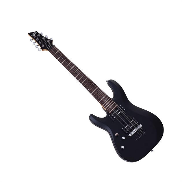 Schecter C-7 Deluxe Satin Black Left Hand