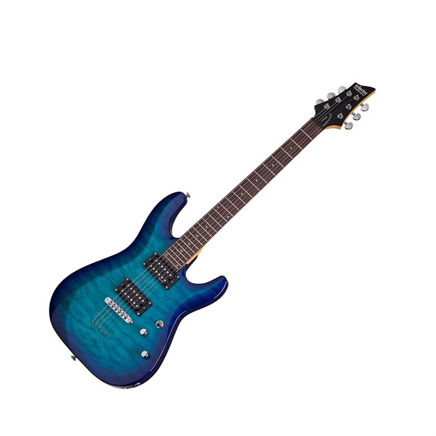 Schecter C-6 Plus Ocean Blue Burst