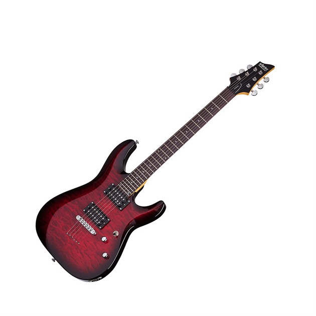 Schecter C-6 Plus See-Thru Burst