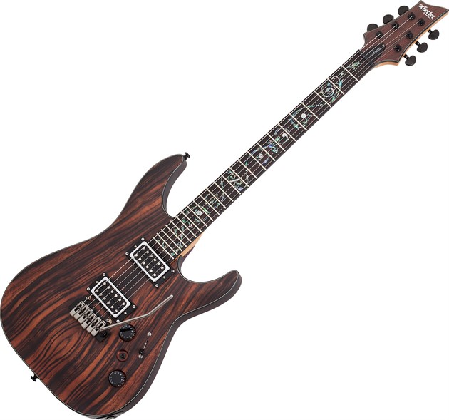 Schecter C-1 EXOTIC TREM  EBONY