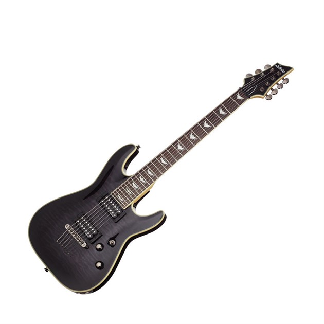 Schecter OMEN Extreme-7 See-Thru Black