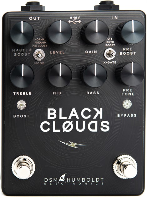 DSM & Humboldt Black Clouds Distortion Pedal