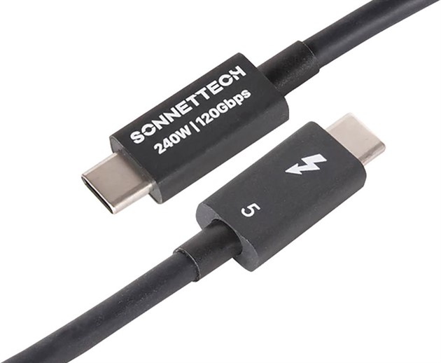Sonnet Thunderbolt 5 Cable 2 m Black
