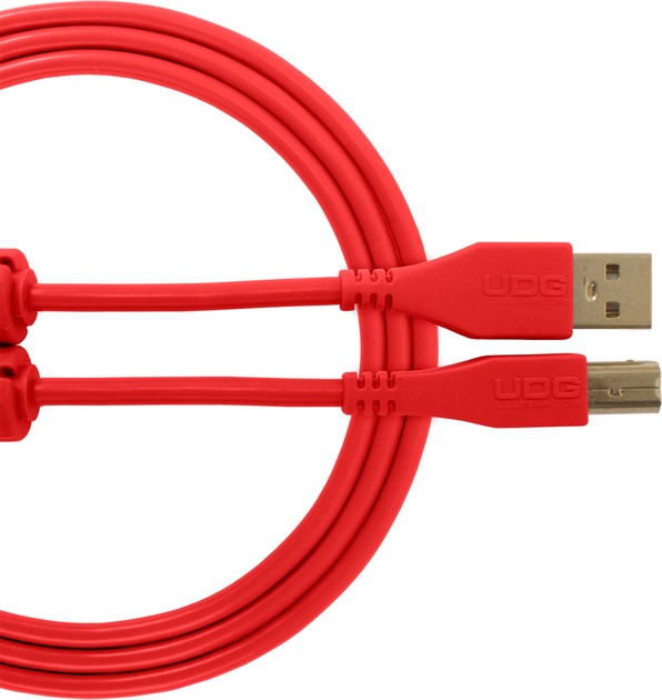 UDG Ultimate USB 2.0 A-B Red 2 m