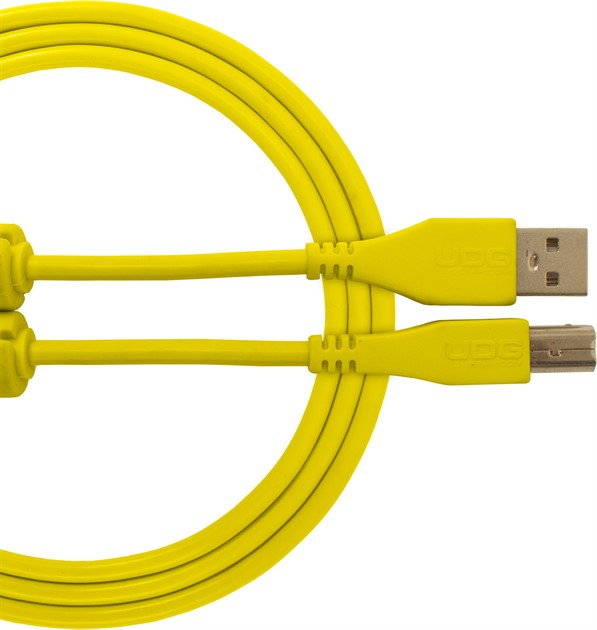 UDG Ultimate USB 2.0 A-B Yellow Straight 3 m