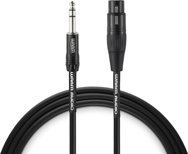 Warm Audio Audio Cable Pro Series XLRF-TRS 1,8m