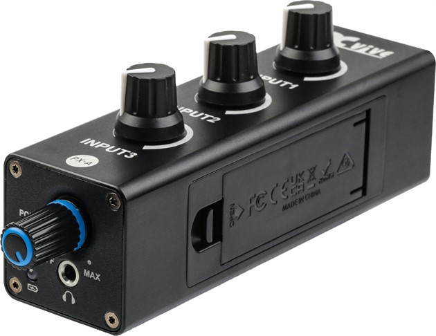 Xvive PX-A Portable 3-Channel Mixer Only